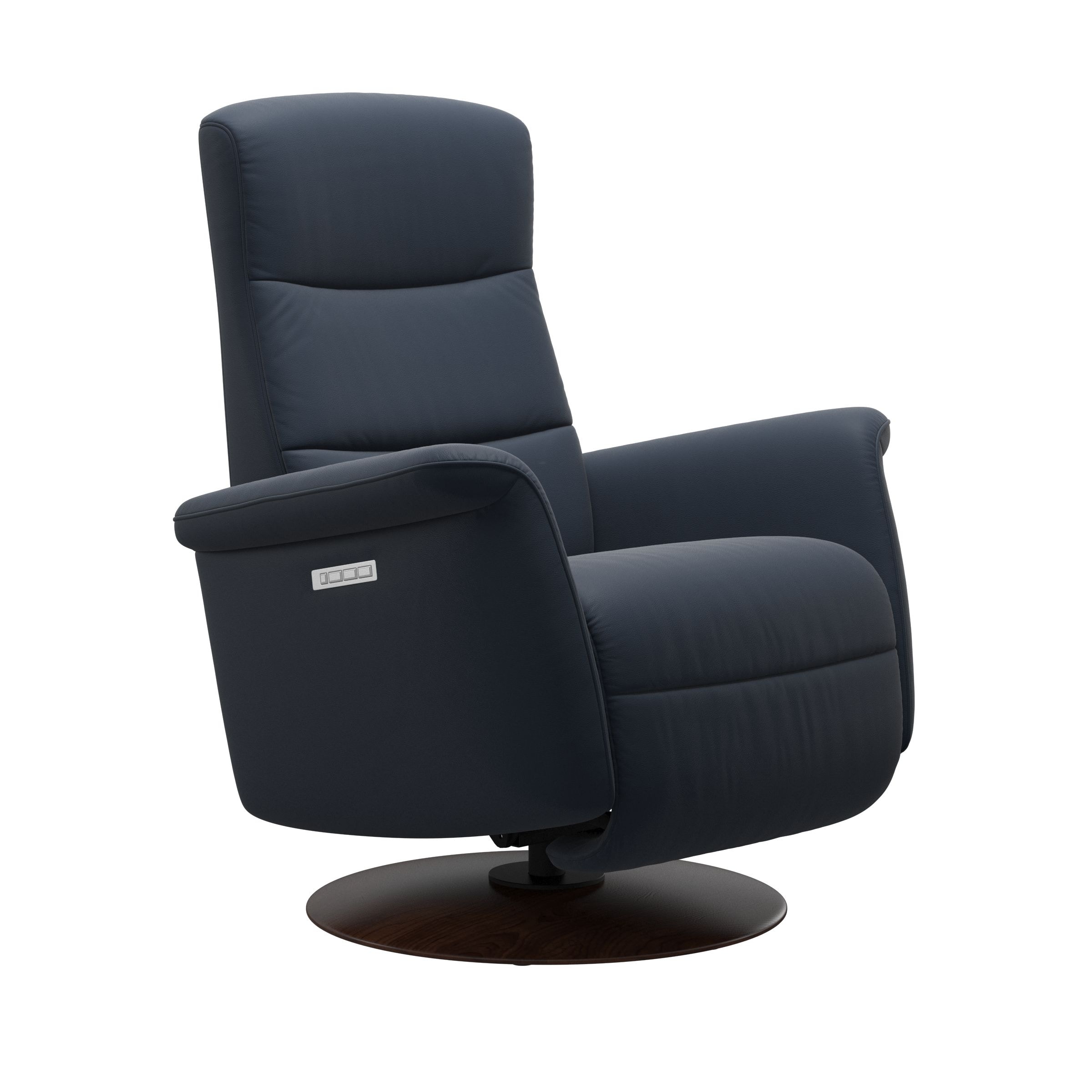 Stressless Small Mike Recliner 1379720 - Paloma Oxford Blue - Wenz 